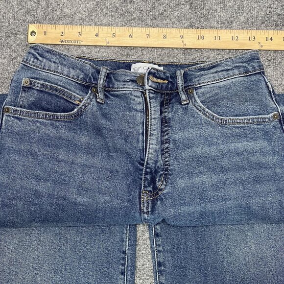 Jessica Simpson Freesia High Rise Wide Leg Jeans Womens Size 4 Blue Denim - Picture 2 of 8